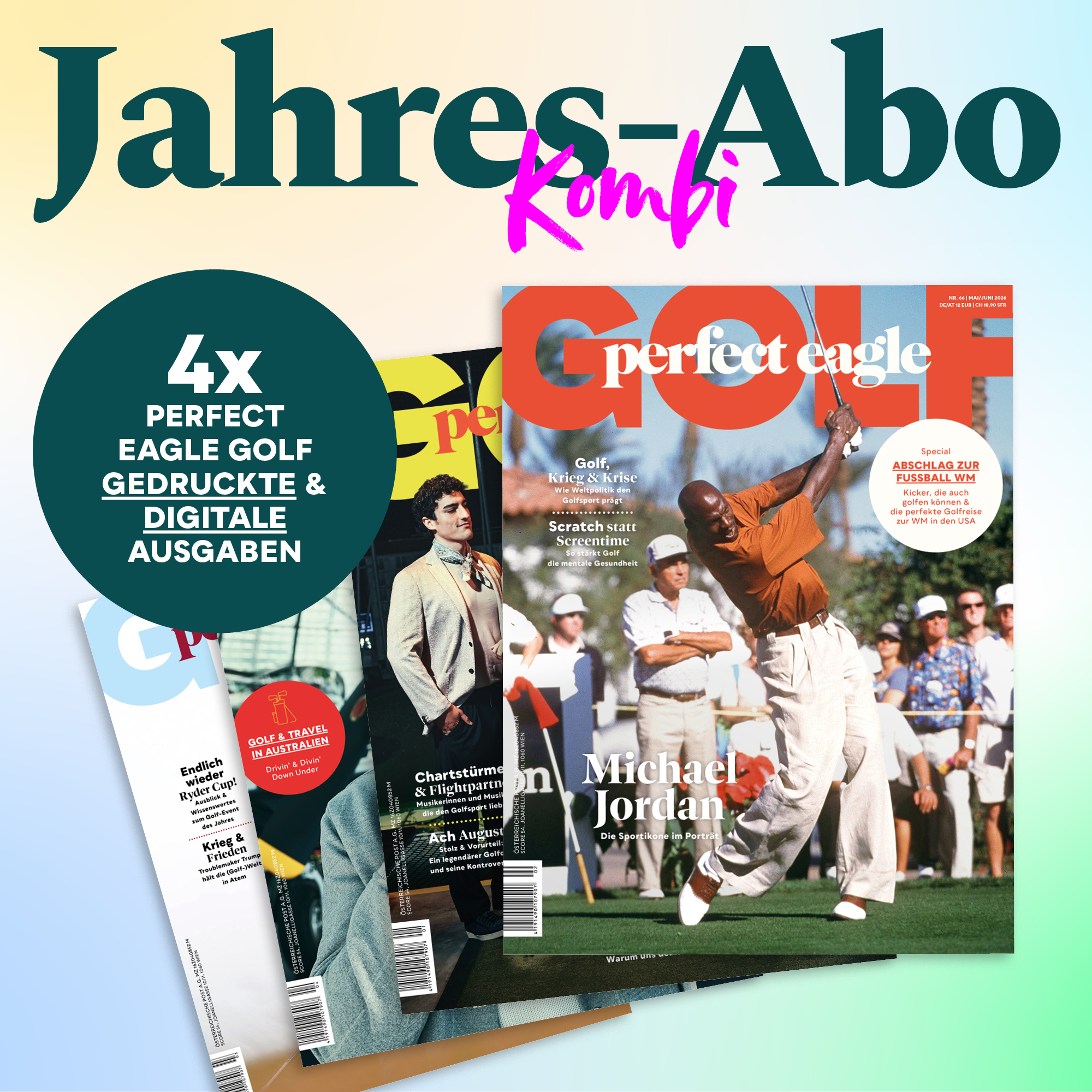 Perfect Eagle Golf Kombi Abo - PRINT und DIGITAL