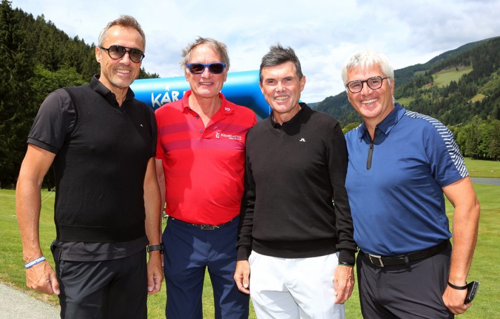 Perfect-Eagle-Golf-Robert Hohensinn, Franz Klammer, Hubert Neuper, Gerhard Bruggler
