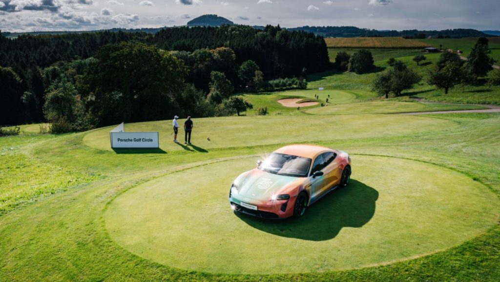 Porsche Golf Cup Deutschland-Finale, Golf Club Hetzenhof, Stuttgart, 2023, Porsche AG
Taycan Sportlimousine