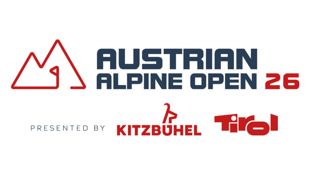 Das Logo der Austrian Alpine Open 2026.